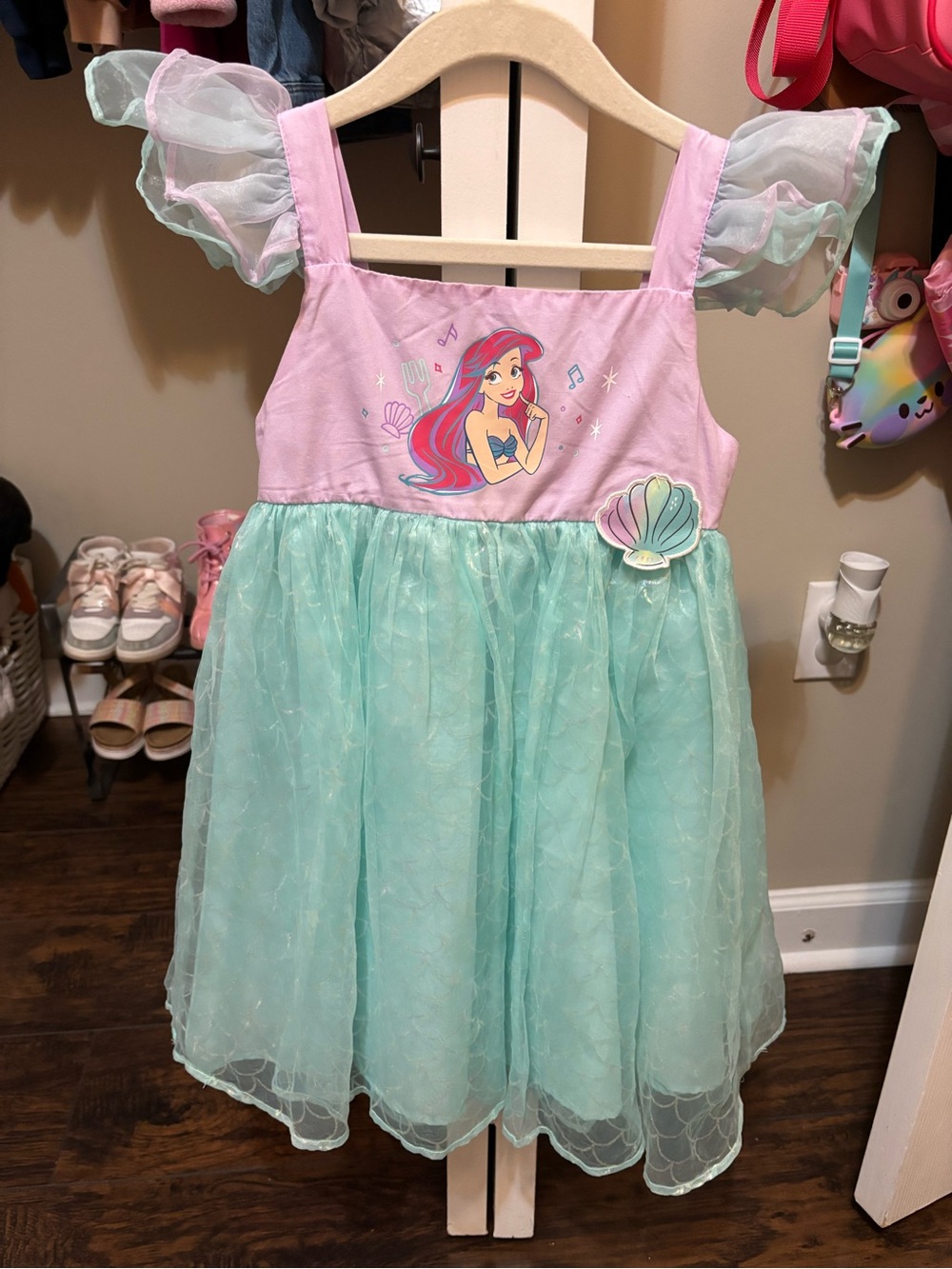 Disney Princess Ariel Little Mermaid Dress - Size 6/7